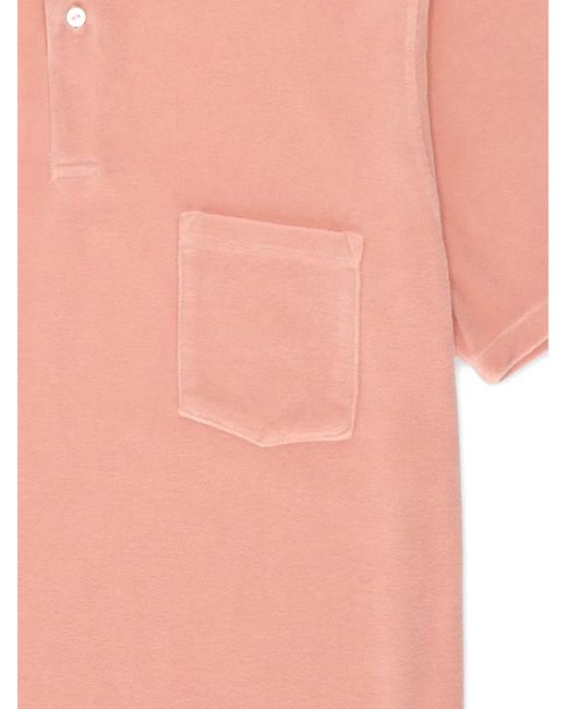 Fortela Pink Missourim Front-Pocket Polo Shirt for men