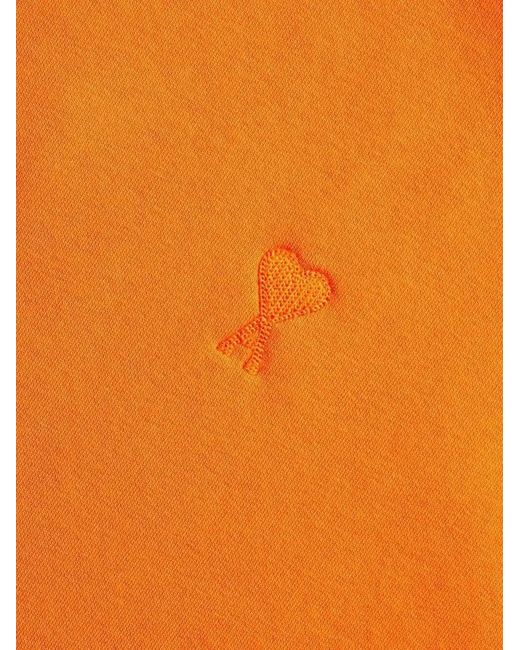 AMI Sweater Met Logo in het Orange