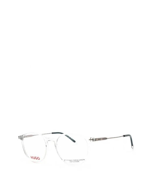 HUGO Natural Round-Frame Glasses for men