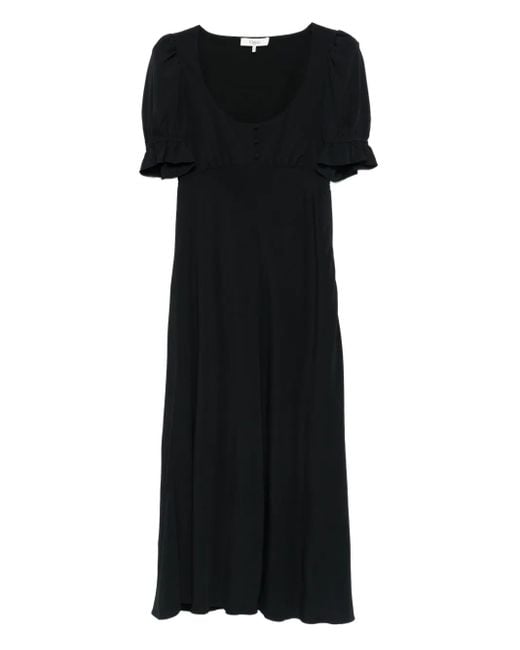 Chloé パフスリーブ ドレス Black