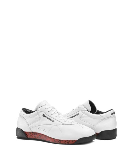 Reebok White Freestyle Lo Melody Ehsani Sneakers