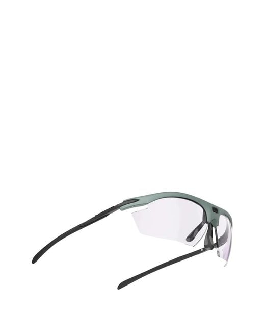 Rudy Project Gray Rydon Geometric-Frame Sunglasses