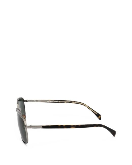 David Beckham Green Square-Frame Sunglasses for men