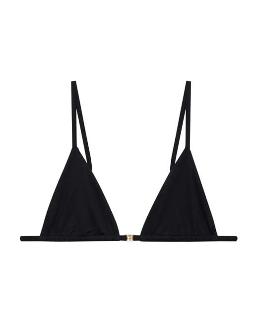 Anine Bing Black Bellamy Bikini Top