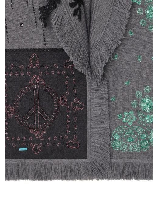 Cárdigan Midnight In Manhattan con patchwork Alanui de color Gray