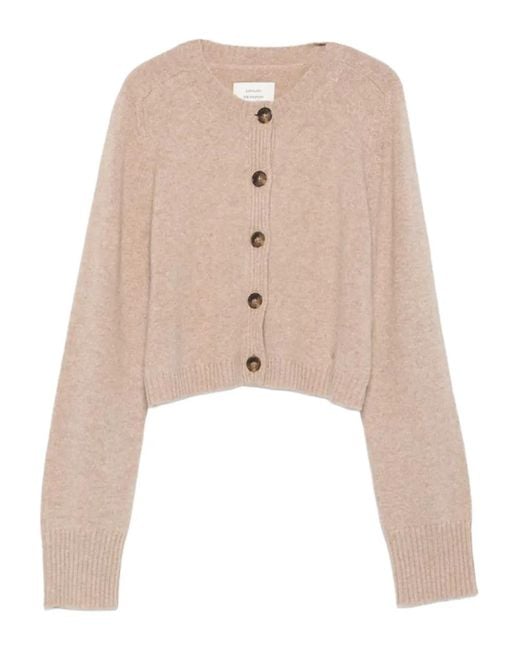 Loulou de Saison Natural Zephir Lds Cashmere Cardigan