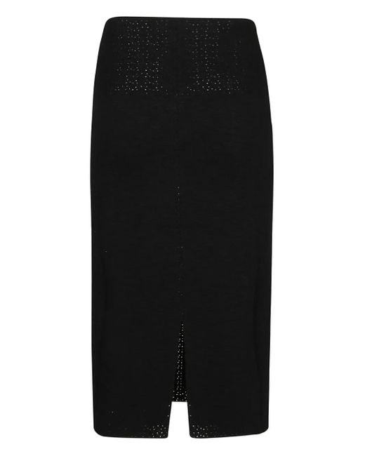 Victoria Beckham Black Gestrickter Bleistiftrock