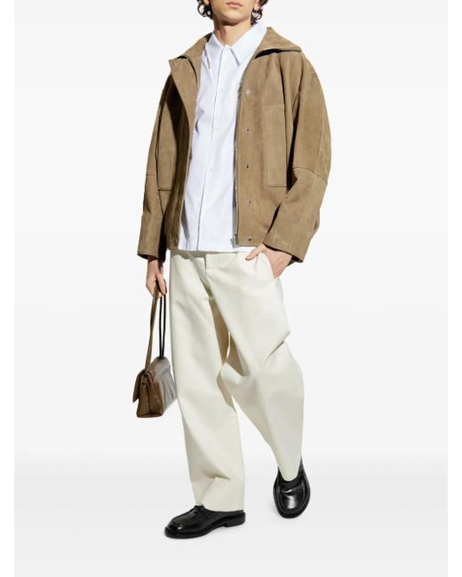 Jacquemus Le Ciro レザージャケット Natural