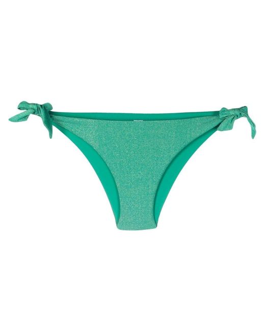 Liu Jo Tie-fastening Bikini Bottoms in Green | Lyst