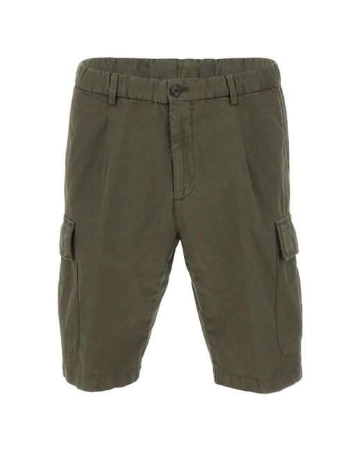Briglia 1949 Green Newport Cargo Shorts for men
