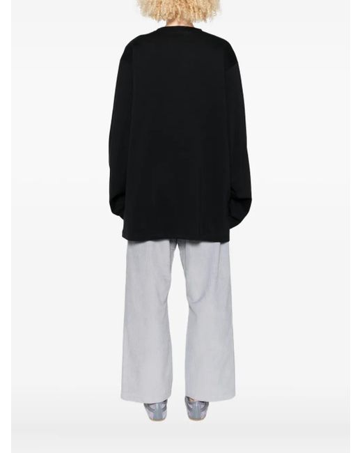 T-Shirt A Maniche Lunghe di Sofie D'Hoore in Black