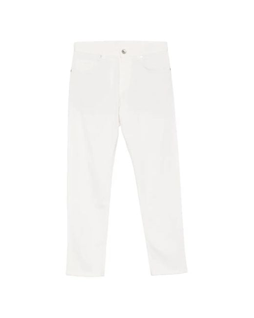Eleventy White Five-Pocket Jeans for men