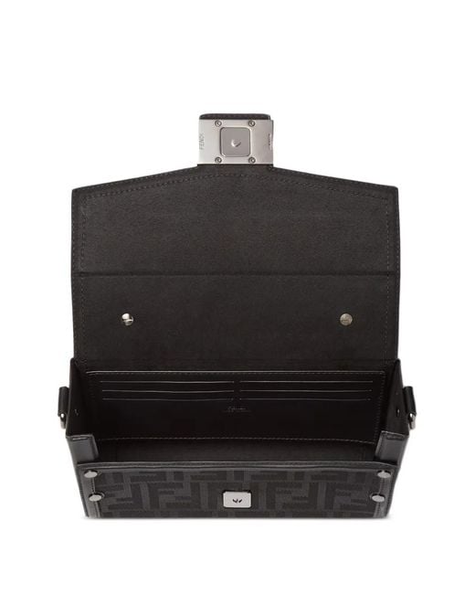Fendi Black Soft Trunk Shoulder Bag