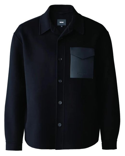 Camicia Con Taschino di Mackage in Blue da Uomo