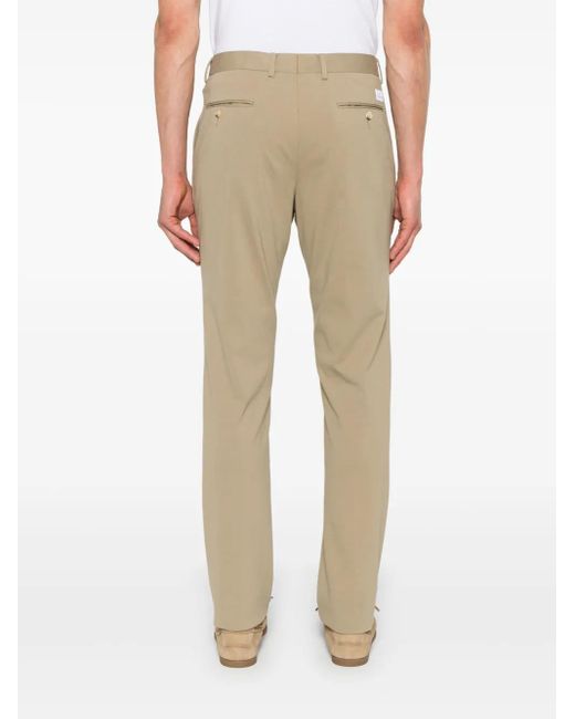 Manuel Ritz Natural Logo-Appliqué Trousers for men