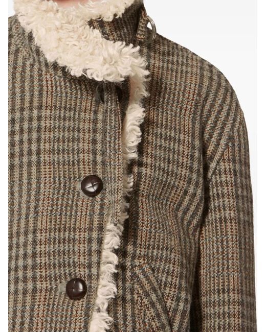 Isabel Marant Natural Fadia Check Jacket