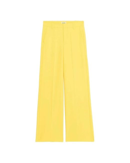 Zadig & Voltaire Yellow Panol Trousers