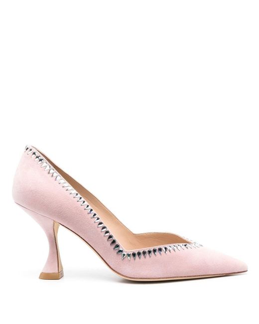 stuart weitzman retro rose pumps