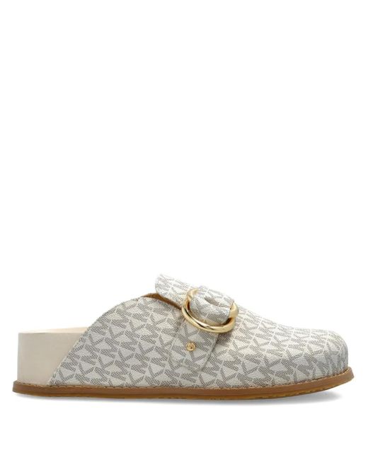 MICHAEL Michael Kors White Jaden Mules