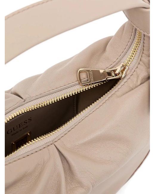 Guess White Jolie Mini-Tote Bag