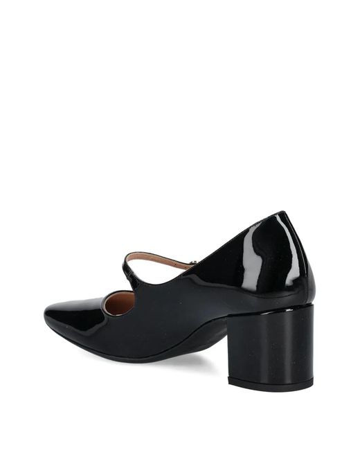 Love Moschino Black Patent-Leather Pumps