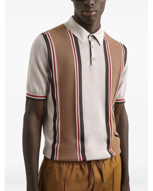 Polo di Dolce & Gabbana in Brown da Uomo
