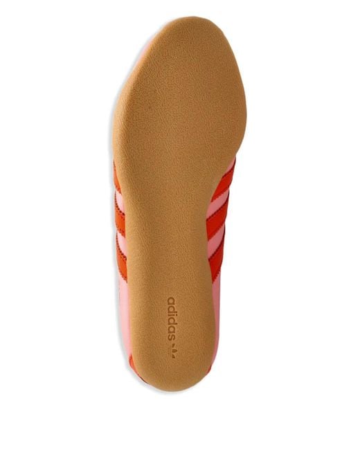 Adidas Red Tokyo Lace-Up Sneakers