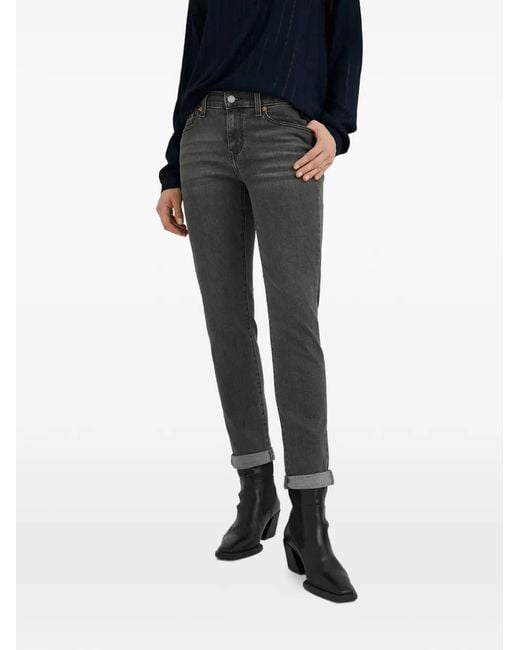 Levi's Black Mid-Rise Jeans