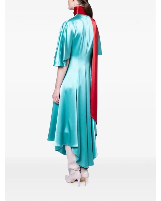 Roksanda Blue Wren Asymmetric Dress