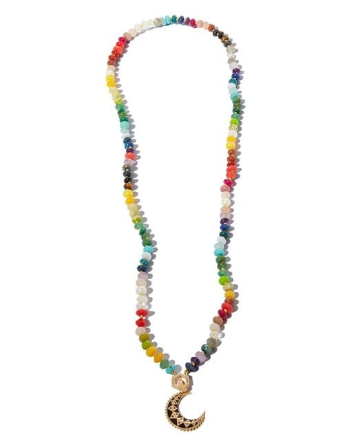 Harwell Godfrey Multicolor 18Kt Gemstone Beaded Necklace