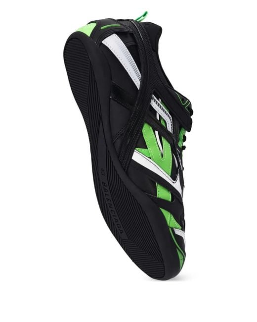 Balenciaga Green Drive Caged Mesh Sneakers for men