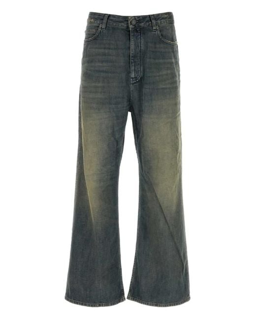 Balenciaga Gray Low-Crotch Jeans for men