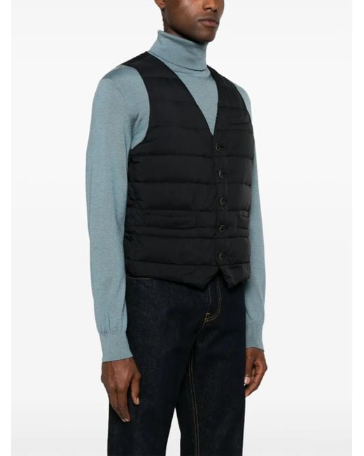 Herno Black Il Panciotto Down Vest for men