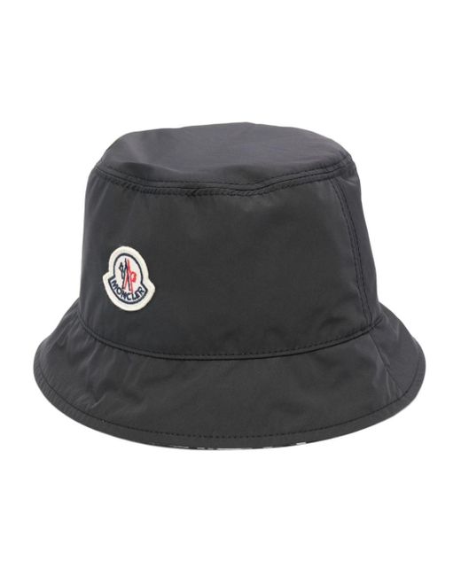 Cappello bucket reversibile di Moncler in Black da Uomo