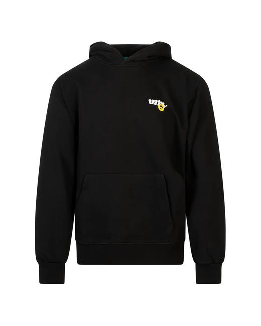 Barrow Black Graphic-Print Hoodie