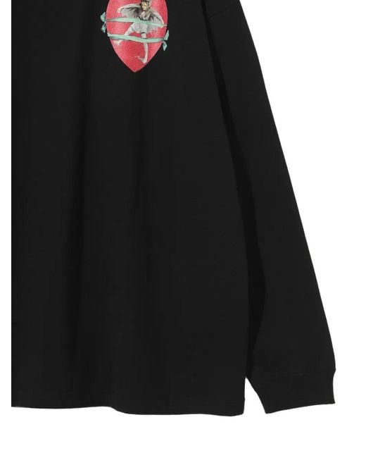 Undercover Black Graphic-Print T-Shirt