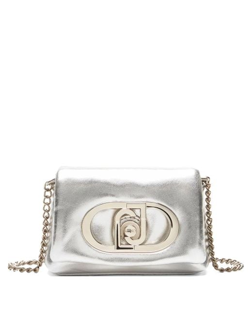 Liu Jo White Mini Lapuffy Cross Body Bag