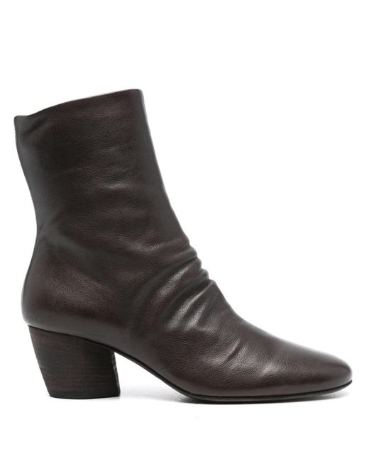 Officine Creative Black 55mm Leather Ankle Boots