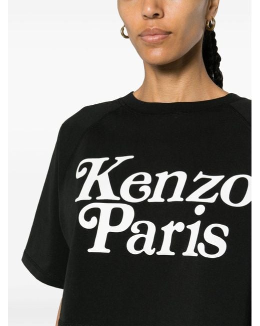 KENZO Black X Verdy T-Shirt mit Logo-Print