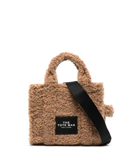 Marc Jacobs Brown Mini The Tote Faux-fur Bag