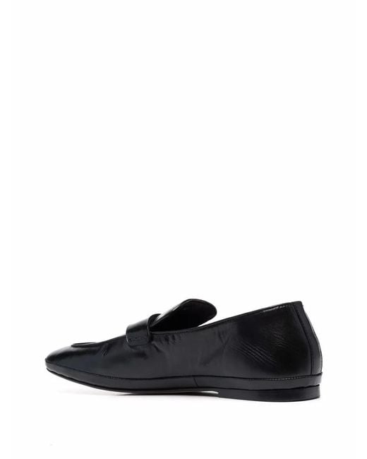 Henderson Black Ernest Leather Loafers for men
