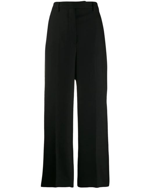 Prada Black High Waisted Tailored Trousers