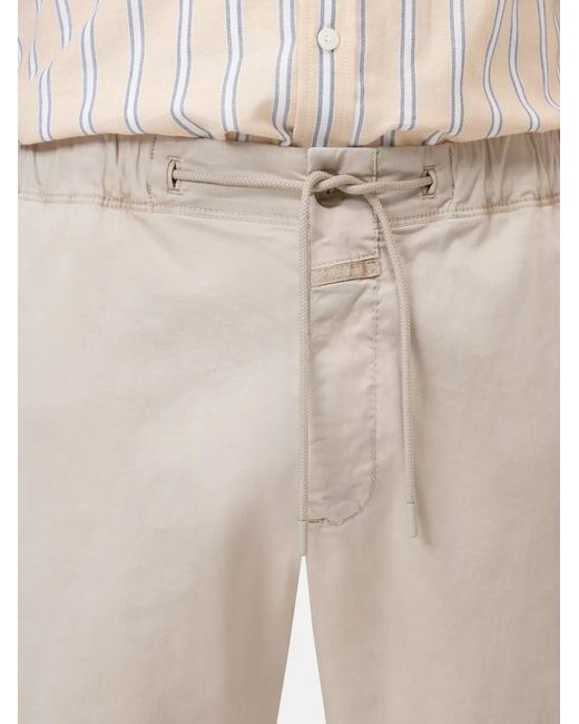 Closed White Tropea Drawstring Trousers for men