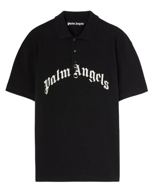 Palm Angels Black T-Shirts And Polos for men
