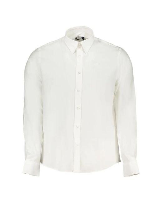 North Sails Button-Down Overhemd in het White voor heren