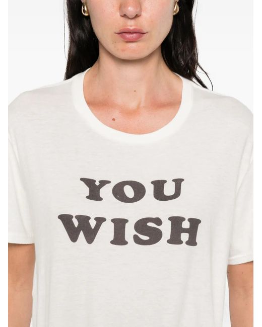 R13 T-Shirt Met Grafische Print in het White