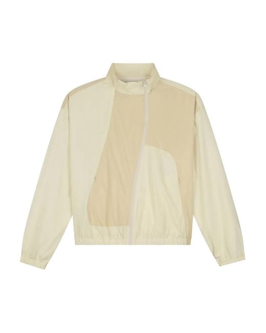 Arte' Natural Panelled Zip-Fastening Jacket for men