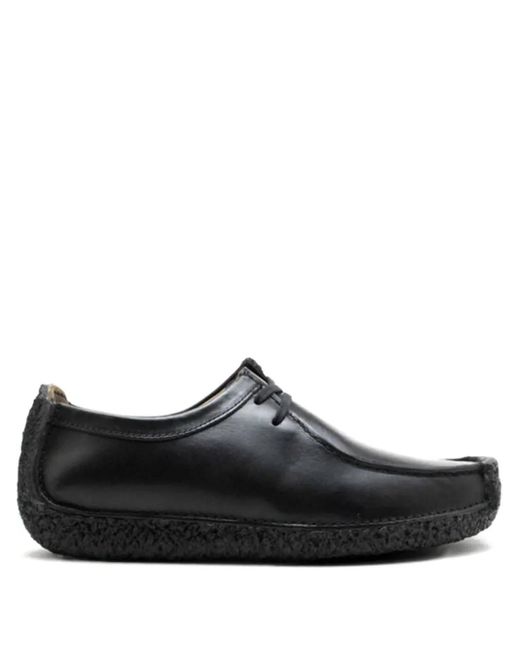 Clarks Black Natalie "Leather" Sneakers