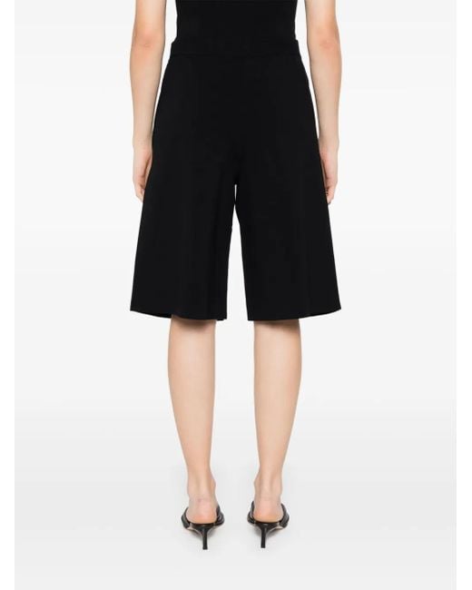 Totême  Black Soft Bermuda Shorts