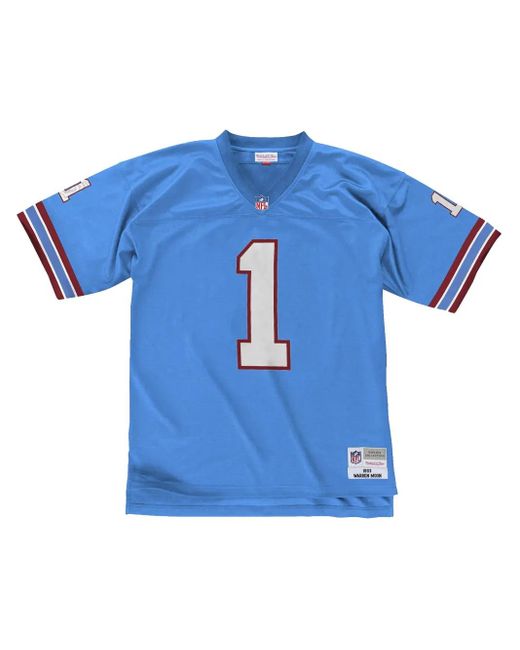 Mitchell & Ness Blue Nfl Legacy "Houston Oilers 93 Warren Moon" Jersey for men